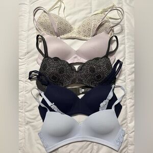 Lot of 5 Aerie Wireless Bras Size 34A
